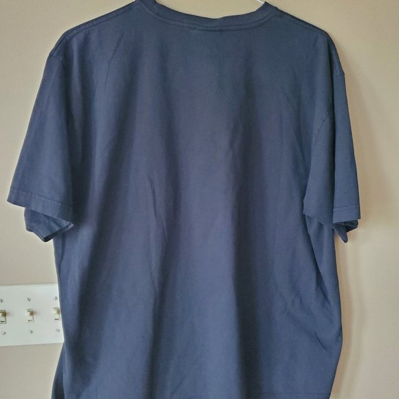 Nautica Men's XL 100% Cotton Navy Blue SS Tee - Picture 3 of 3